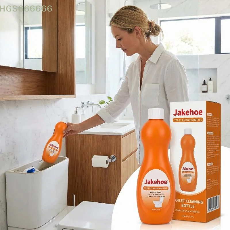 Bowling Ball Toilet Cleaner Bottle Fast Action Scale Remover Deodorizes Bathroom for Home and Hotel Use view 4