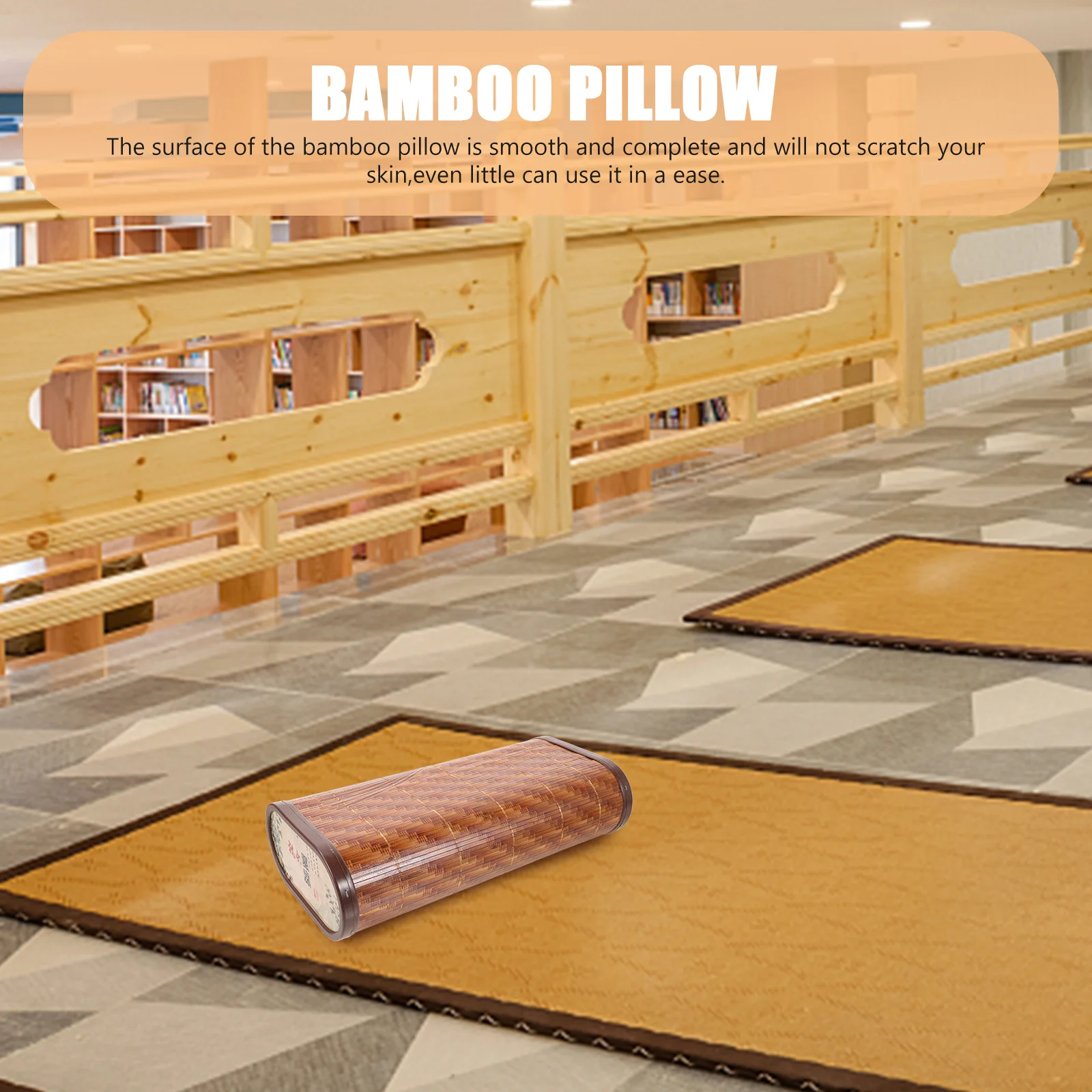 

Levemolo Bamboo Pillow Neck Support Cervical Cooling Bed Rest Sweat Absorbing Steam Cushion