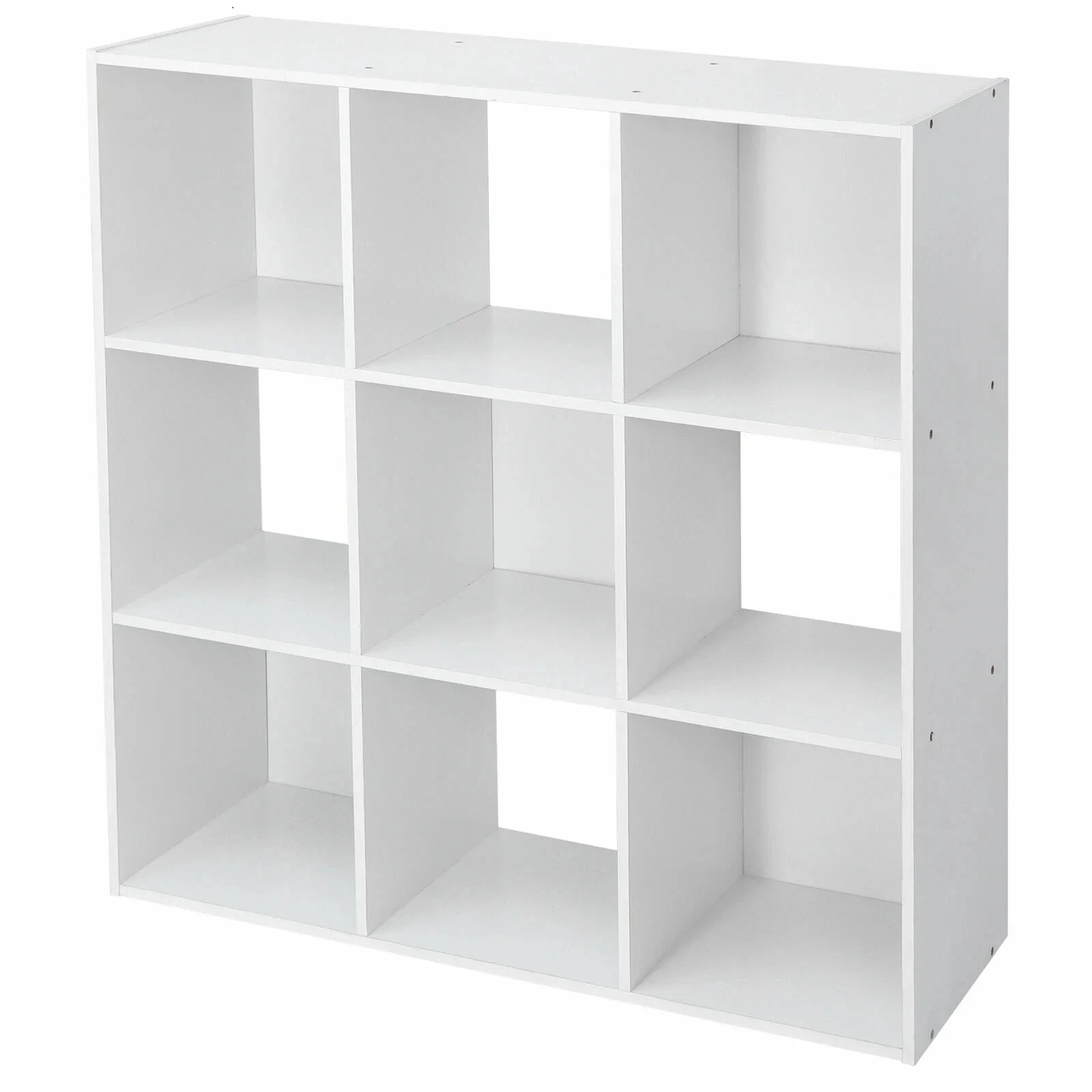 9-Cube Closet Organizer Storage Organizer Bookcase Shelving Room Office White