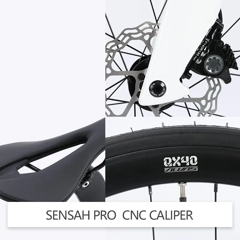 2026 F.YUZE DA54 SENSAH-24Speed Pneumatic frame T800 Carbon Fiber