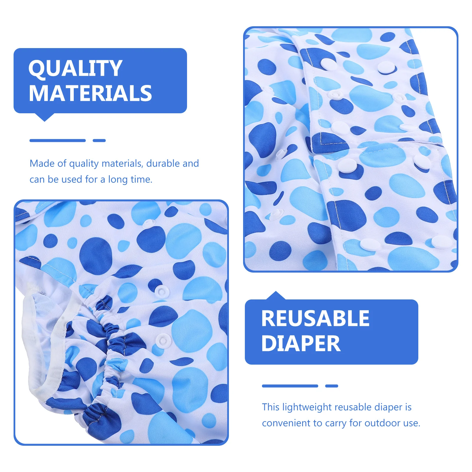 

1Pcs Washable Adult Diaper Leak-Proof Sanitary Panties Soft Cloth Fabric Reusable for Menstrual Postpartum Incontinence