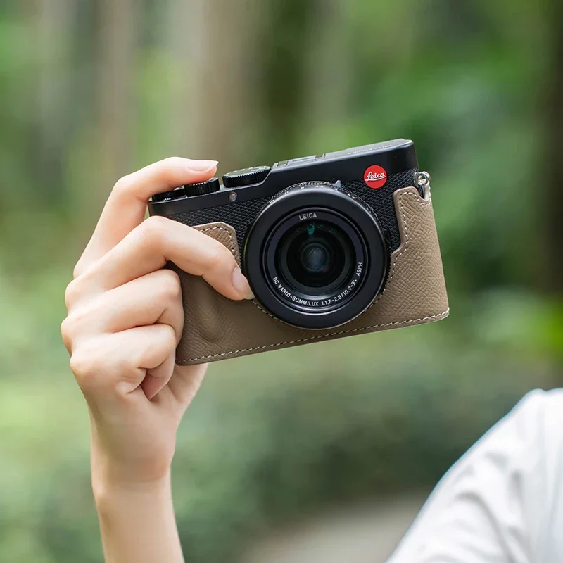 High Quality Handmade Genuine Leather Half Case Bag for Leica DLUX8 D-LUX8 Camera Accessories