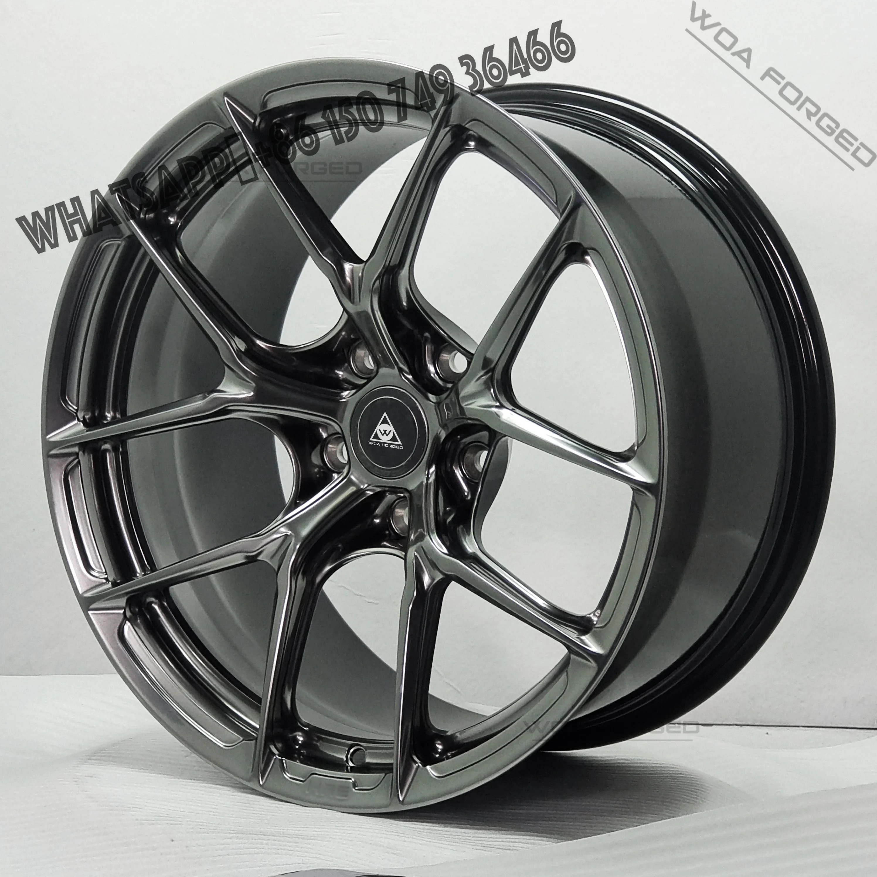 

P104SC Высокопроизводительные яркие серебристые кованые автомобильные колеса с одинарной кожей 5*120 5*114,3 5*100 PCD для легковых автомобилей HR