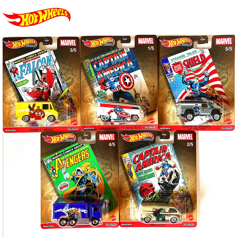 Originale Hot Wheels Premium Pop cultura serie auto modello 1/64 scala ragazzi giocattoli per bambini a tema comico Action Movie accessori