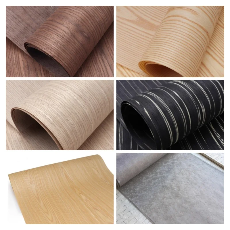 Technology composite wood veneer  Straight Grain Yellow Oak Pattern Wood Veneer L: 2.5Metersx580x0.25mm