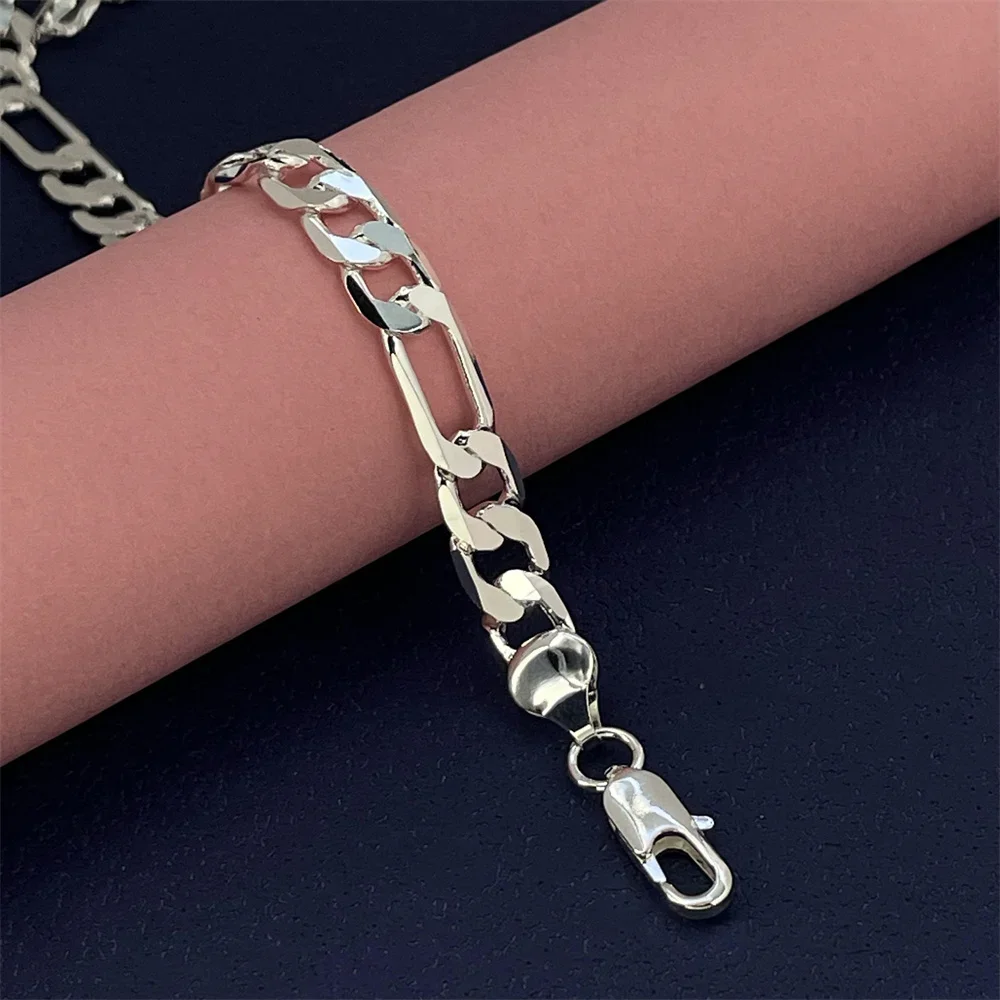 8Mm 3:1 925 Sterling Zilveren Armband Ferrero Dames Classic Fashion Party Sieraden Cadeau