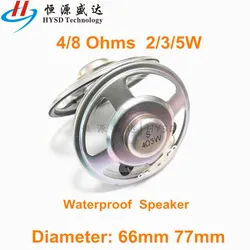 2pcs 2.5/3 Inch Ultra-thin speaker waterproof 4/8 ohms 2W 3W 5W 2/3/5watt 8R 4R speaker Diameter 66/77/78mm 6.5cm 7.8cm