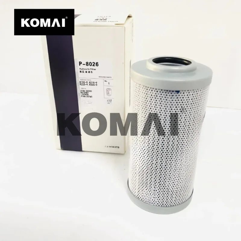 KOMAI Excavator Ignition Key Hydraulic Pilot Oil Filter Element K1055161 F931303231010 03140253 31Q620340P for R225-9 R305-9 R2