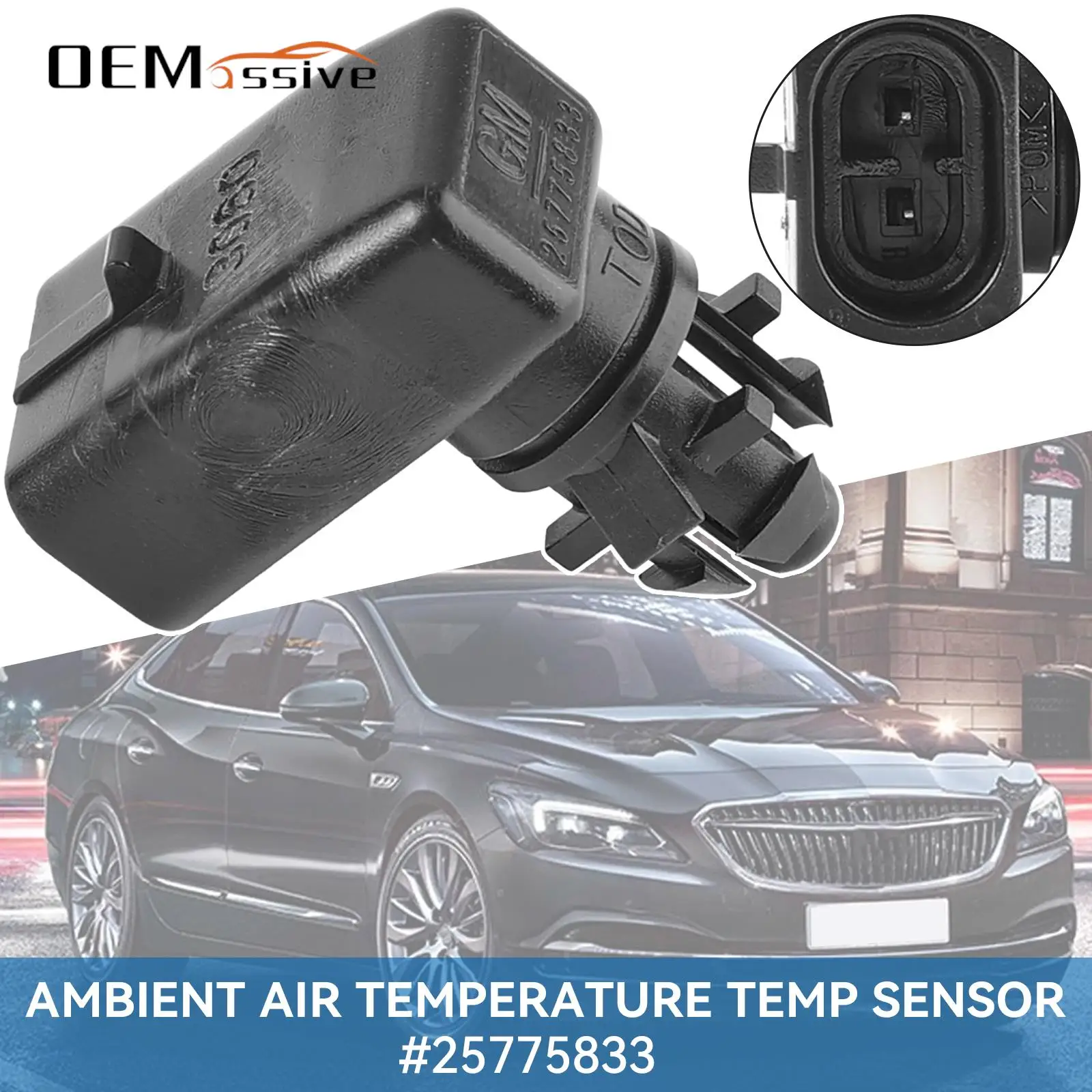 OUTSIDE Ambient Air Temperature Sensor 25775833 15035786 10396844 For GM GMC Chevrolet Cruze Cadillac Opel Vauxhall Astra Vectra