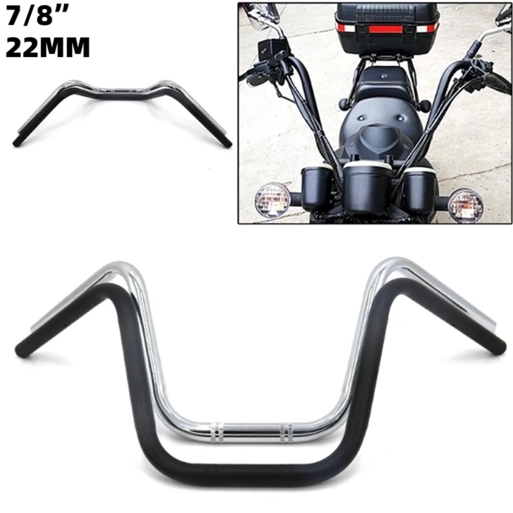 

For Sportster XL883 XL1200 Classic Design 22MM 7/8" Handlebar Retro Faucet Modified Steel Pipe Super High Motorcycles Handle Bar