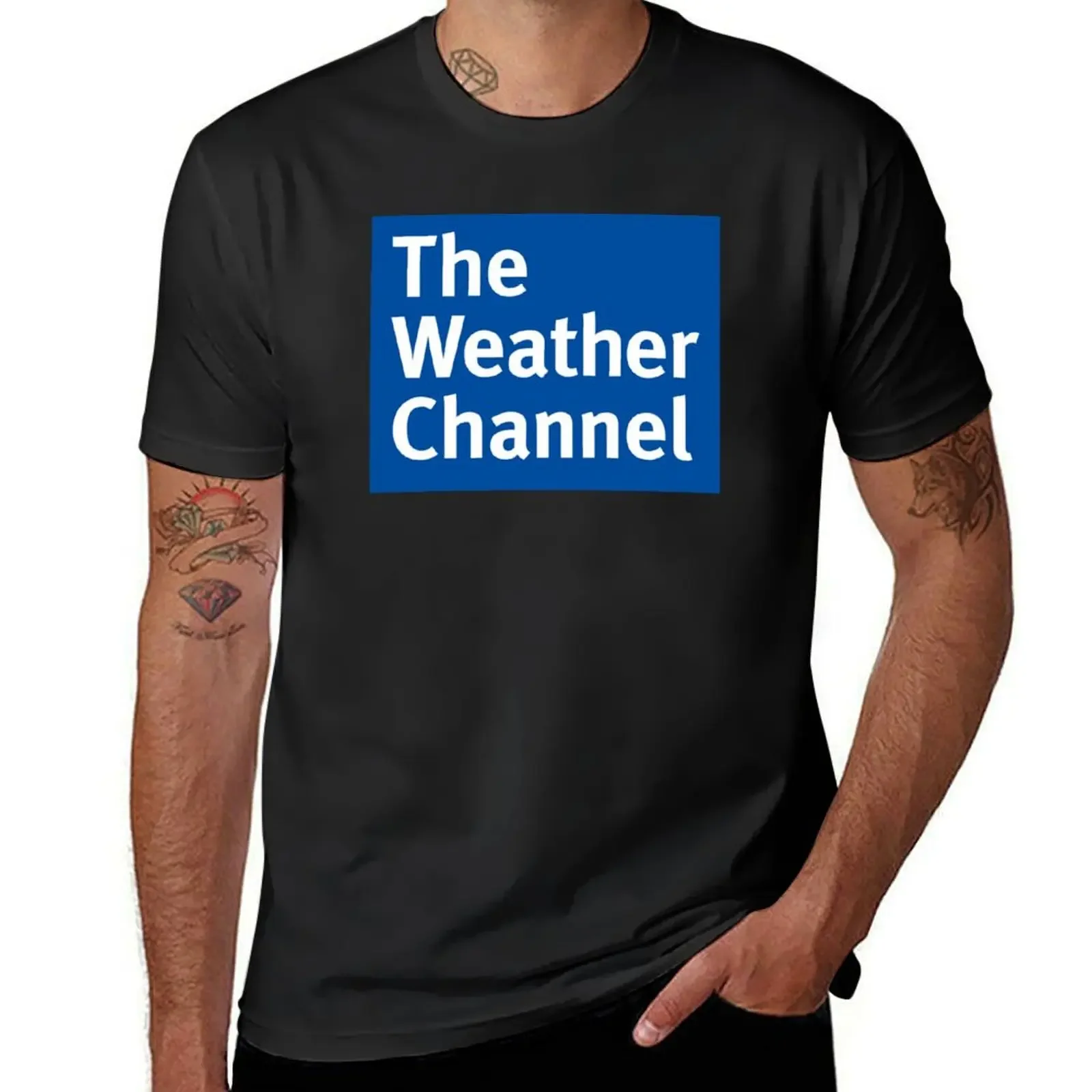 The Weather Channel T-Shirt hippie clothes quick-drying sports fans graphic shirts men tshirt