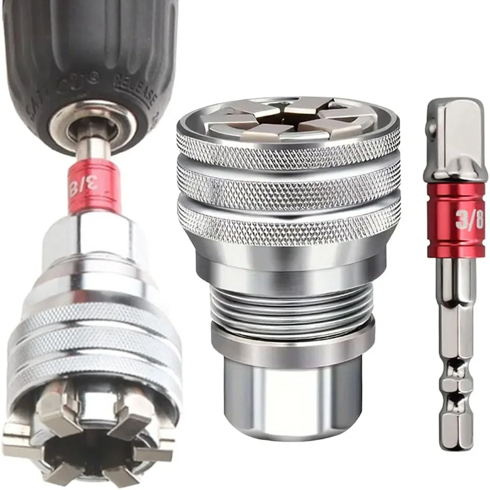 Clé à douille magique universelle réglable, 10 ~ 19mm, douille à cliquet multifonctionnelle, accessoire d'outils de réparation, 1 pièce