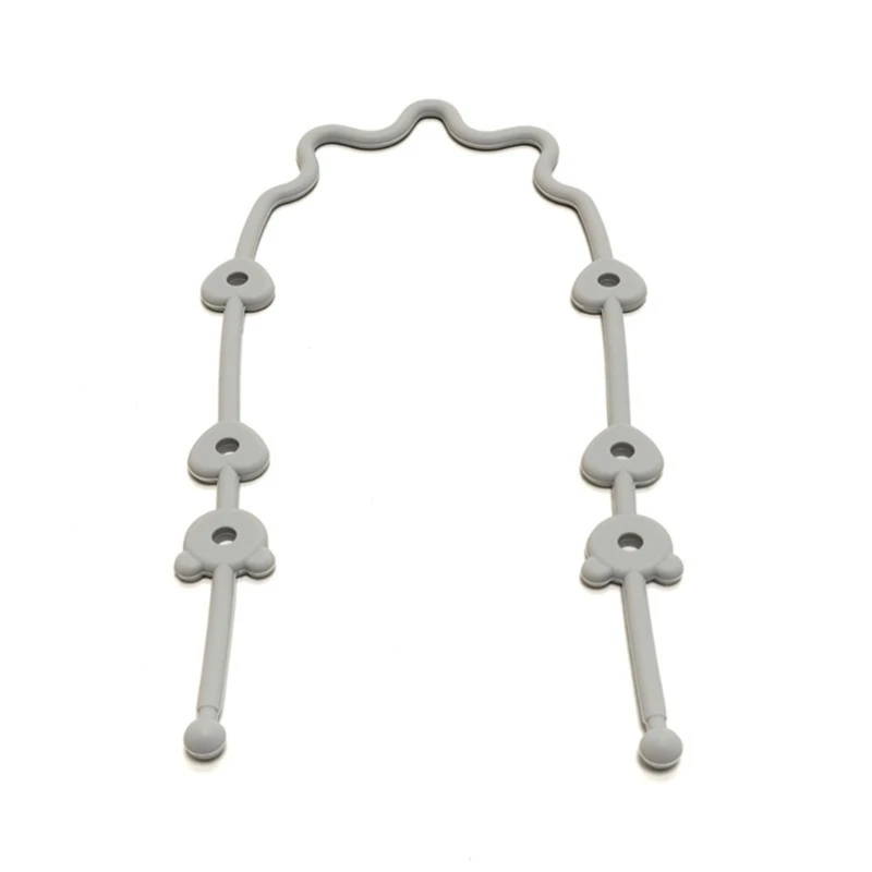 Baby Schnullerkette mit Sicherheitsgurten Silikonhalter Kinderwagen & Hochstuhl Zubehör Trinkbecherhalter Gurt für Kinderwagen