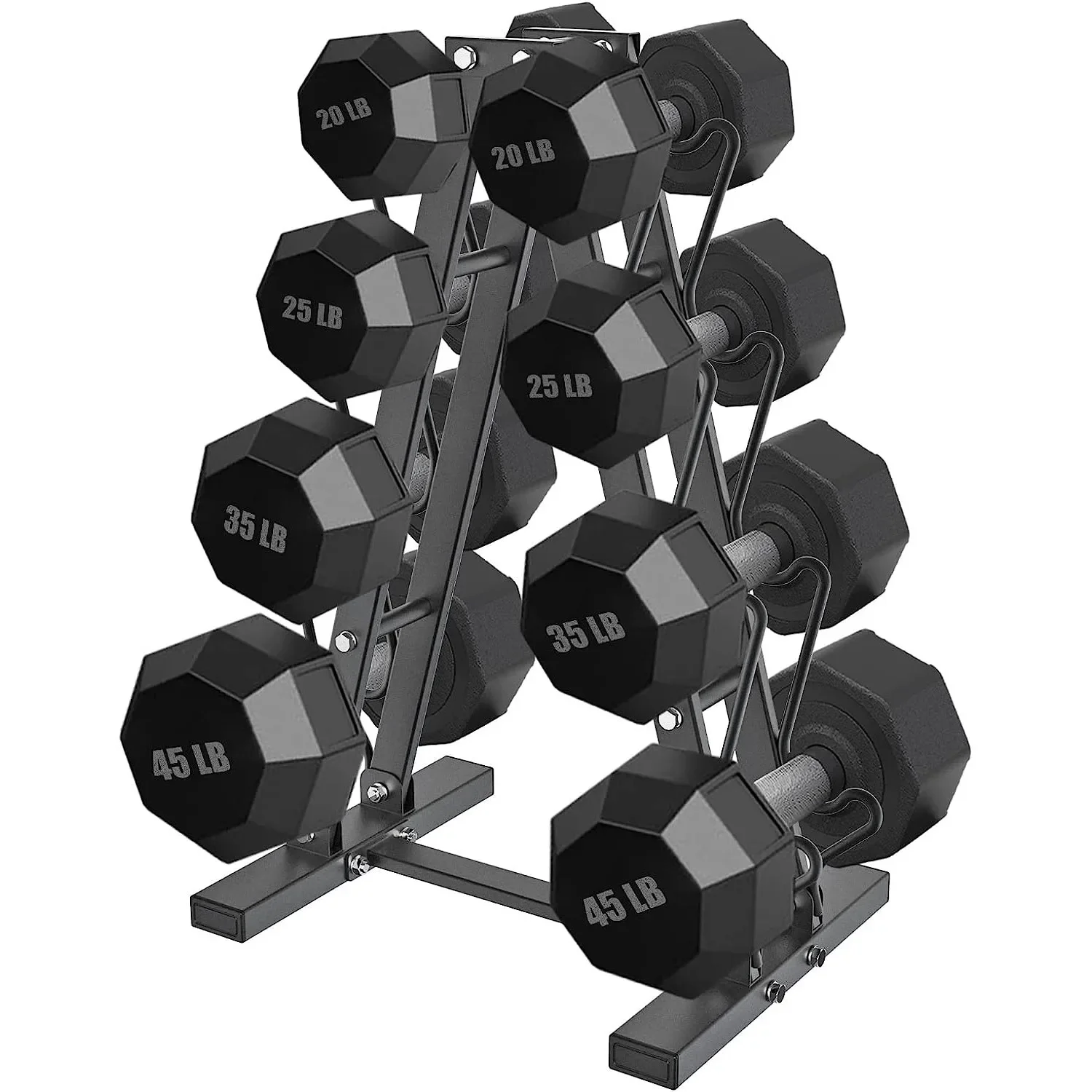 

Heavy Duty 4 Tier Solid Steel Weight Tower Rack Home Gym Storage Holder Strength Training Dumbbell Rack Stand