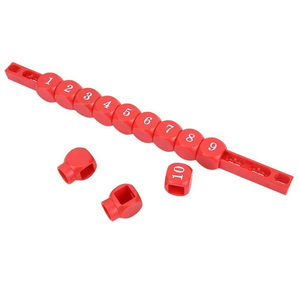 

B06C-4Pcs Table Football Counter Hockey Scoring Units Counters Checkered Scorer Football Scoreboard Accessory For Ball Game