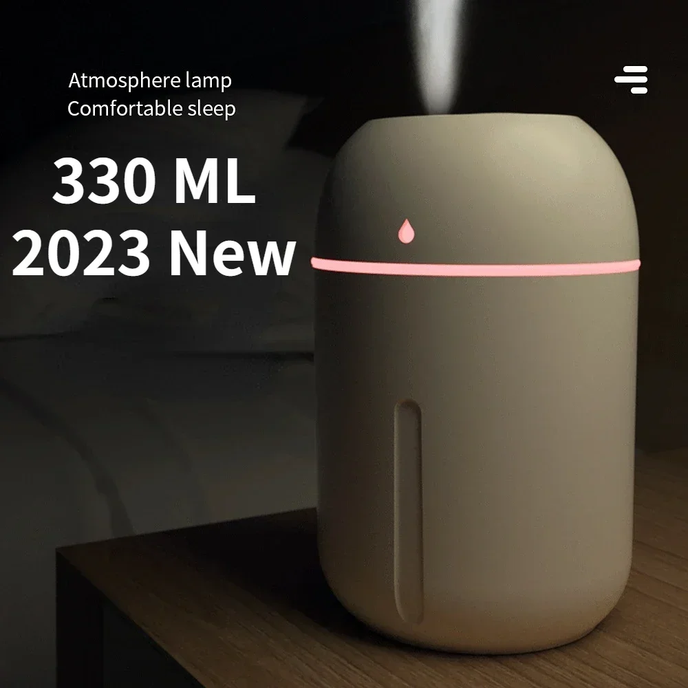 330 مللي مرطب USB كتم الروائح مرطبات الناشرون للمنزل بالموجات فوق الصوتية ناشر رائحة USB زيت طبيعي البخاخة الهواء