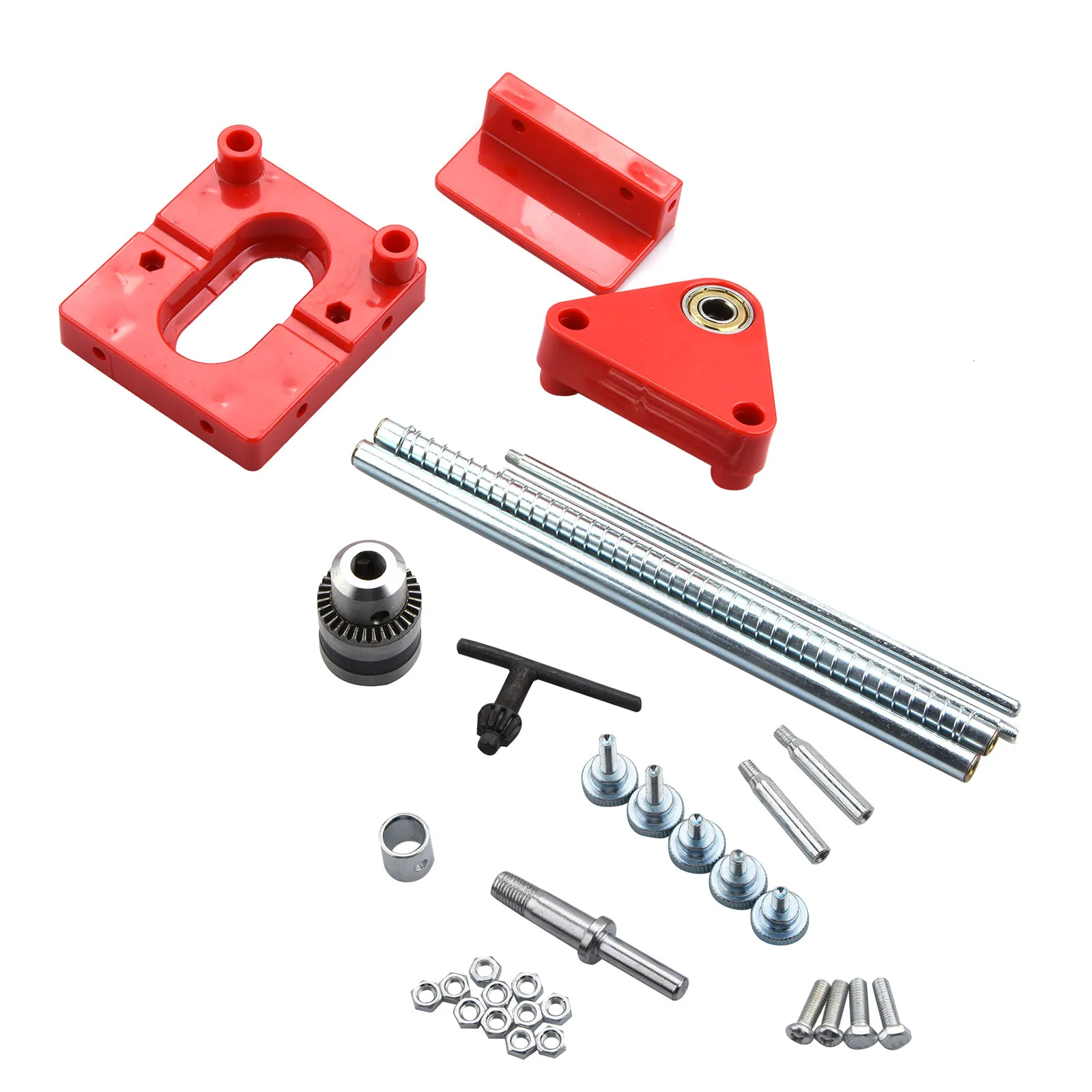 

Portable Drill Locator Adjustable Woodworking Locator Cabinet Hardware Woodworking Drilling Precise Positioning Drill Guide