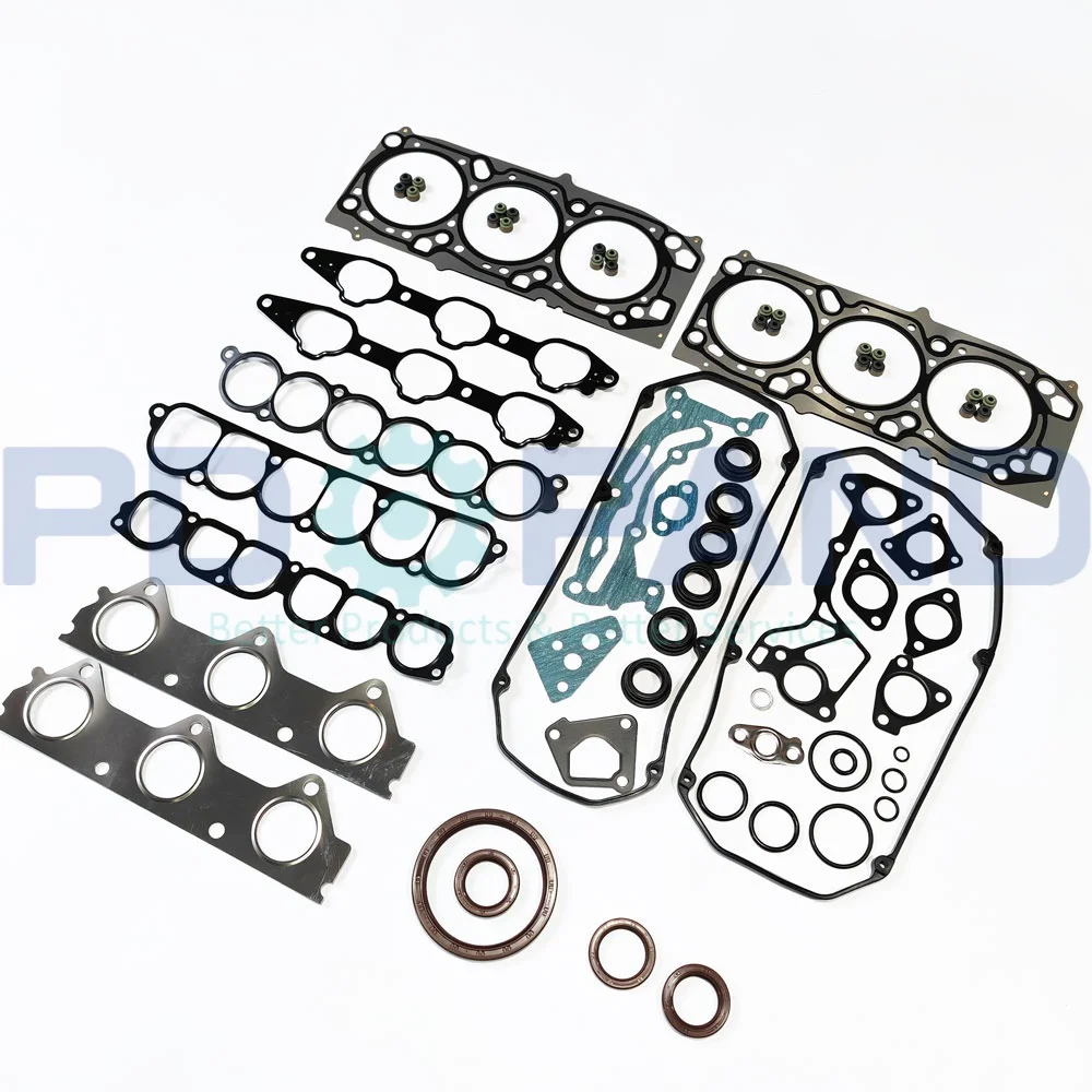 

Комплект прокладок полной головки 6G75, подходит для Mitsubishi Pajero Montero Galant Endeavour Eclipse V77W 4WD 3.8L GDi MD979167, ремонтный ремонт