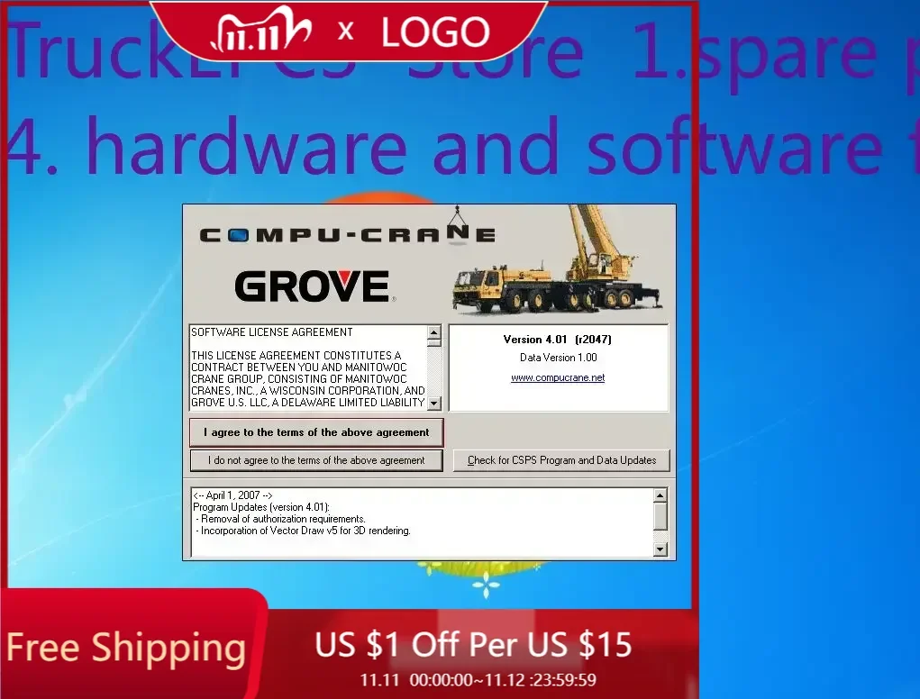 TruckEPC3 Grove Compu-Crane CSPS V4.01.2047 Data Version 1.00