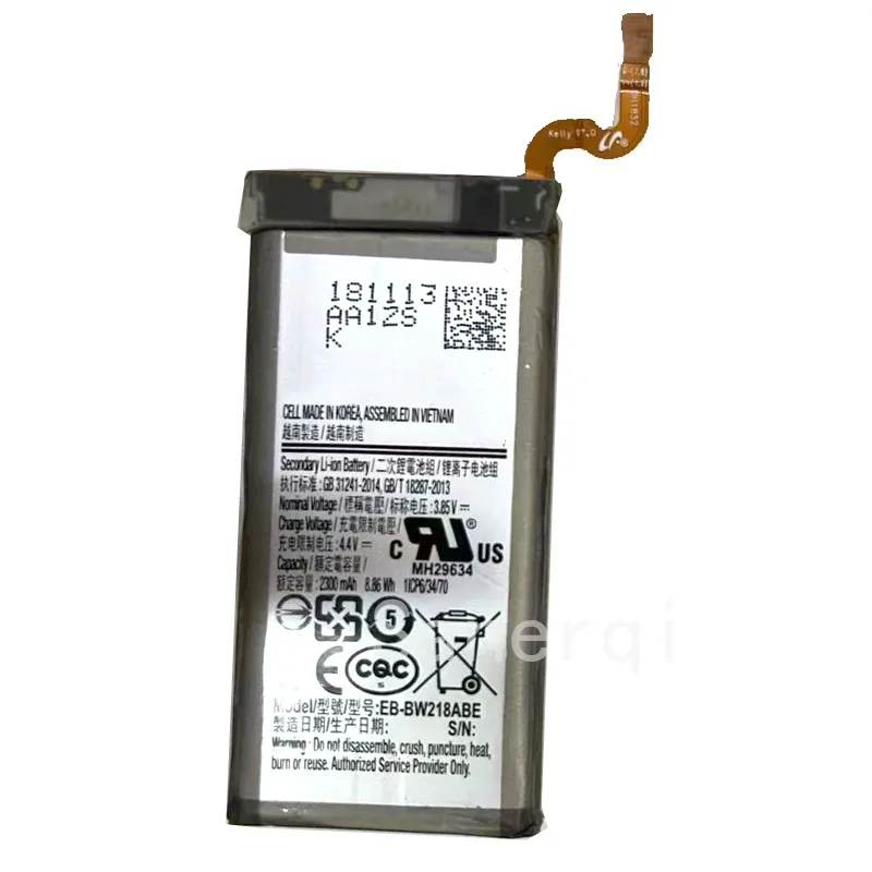 

Аккумулятор для Samsung Galaxy W2018, золотистый, 5 Φ, 2300 мАч, новые батареи