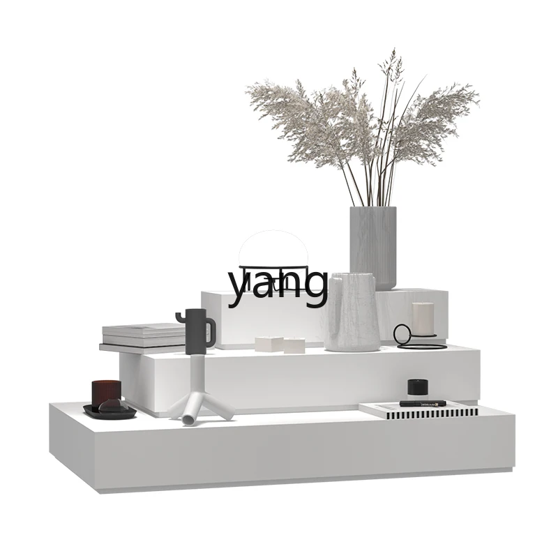 

LCX Clothing Store Shoe and Bag Display Props Island High and Low Display Stands Mall Display Cabinets