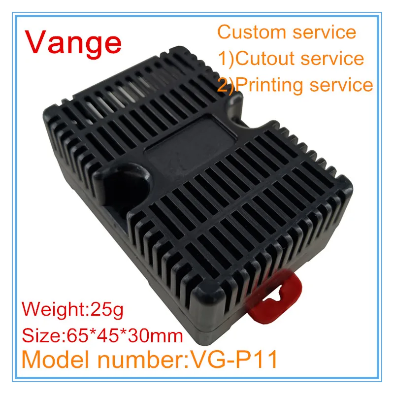 Vange PLC controller junction box 65*45*30mm ABS plastic case enclosure diy