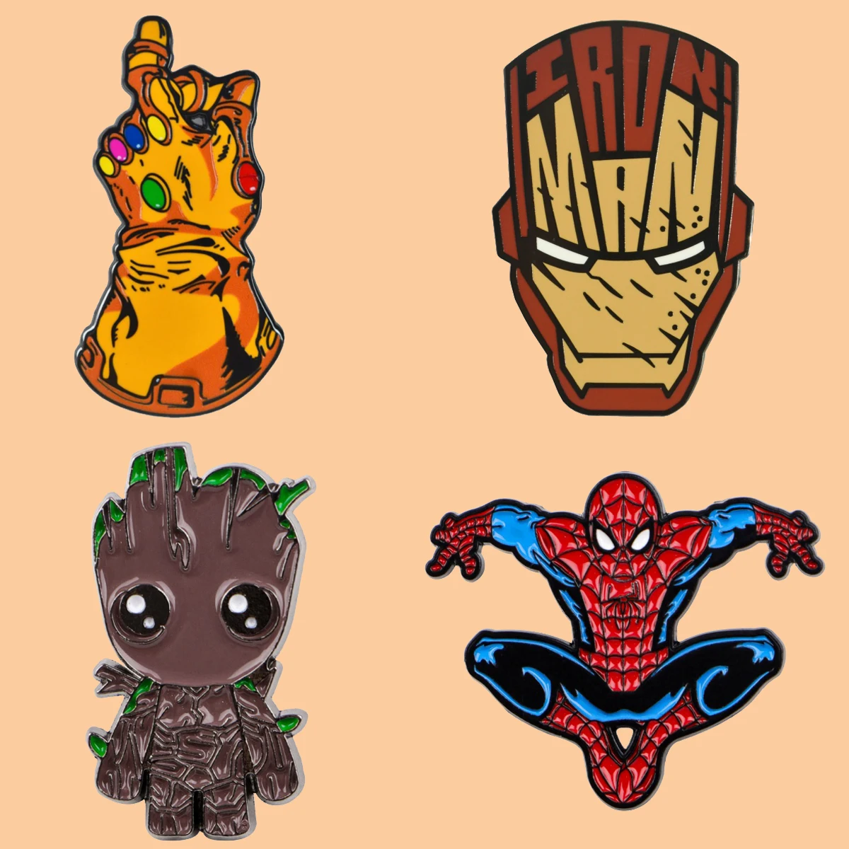 

Movie Hero Enamel Pins Lapel Pins Badges on Backpack Clothes Accessories for Jewelry Fashion Metal Brooches Accessories