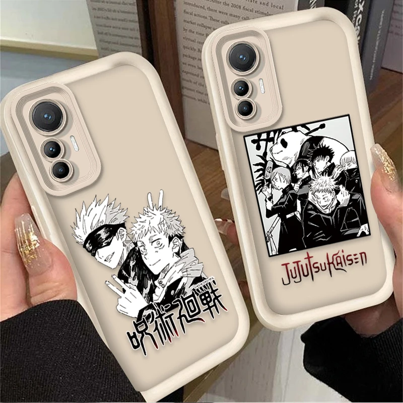 أنيمي Jujutsu Kaisen قضية الهاتف ل Xiaomi Poco F7 F6 F5 F4 F3 M5s C65 C75 C71 X7 X6 X5 X4 GT X3 NFC M7 M6 Pro 4G 5G الغطاء الخلفي #2