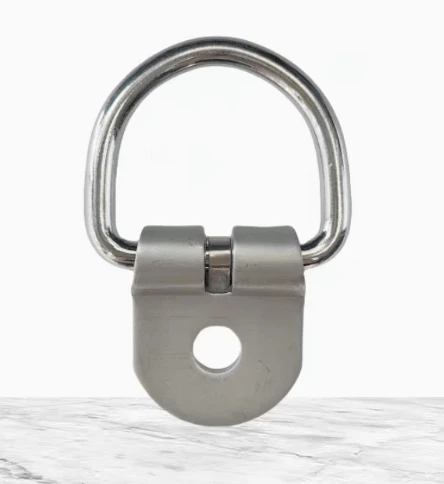 304 Stainless Steel D-shaped Fixed Rope Pull Ring
