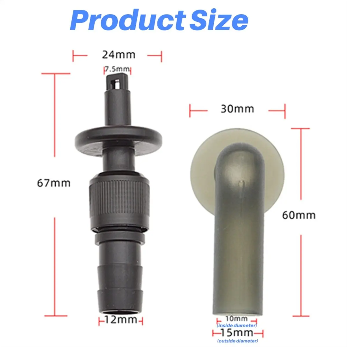 Sep.HOT~One-Way Mouthpiece Valve Diving Inflatable Safety Signal Tube Blowing Nozzle Inflatable Accessories Jackets SMB