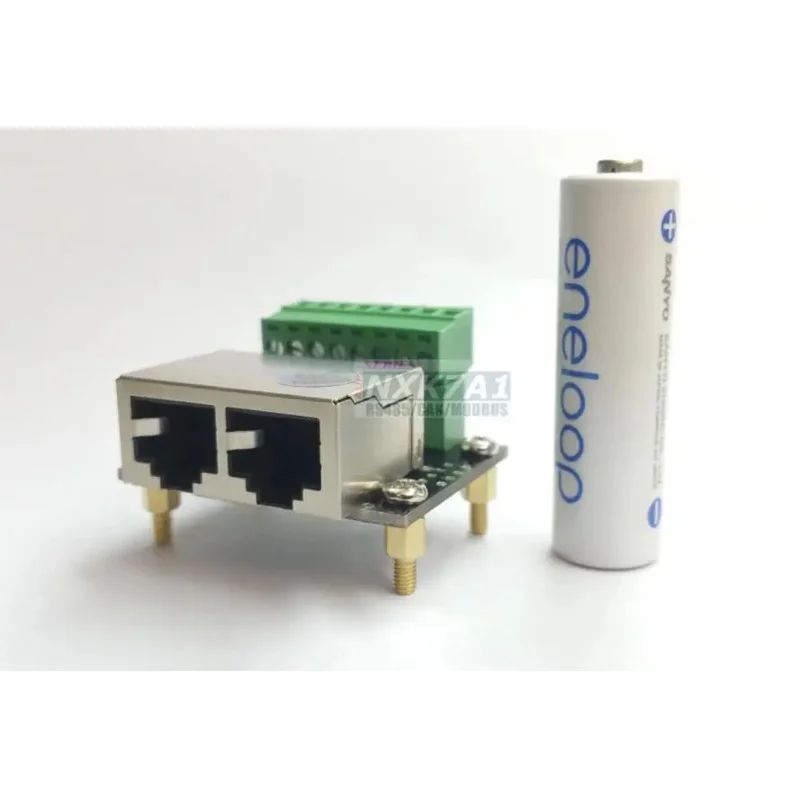 RS485 Modbus CAN Industrial Controller Bus Communication Node Hub Connector RJ45 Intercommunication Network Port
