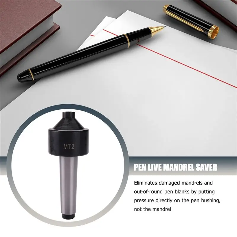 A74E-Pen Turning Lathe Live Mandrel Saver For Woodworking Morse Taper Liver Center