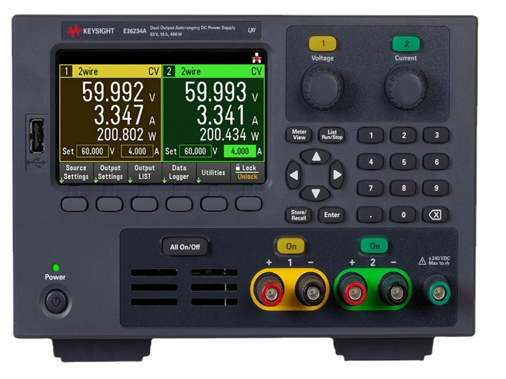 

Источник питания Keysight с двойным выходным диапазоном, 60 в, 10 А, LAN, USB, E36231A, E36232A, E36233A, E36234A , 400 Вт