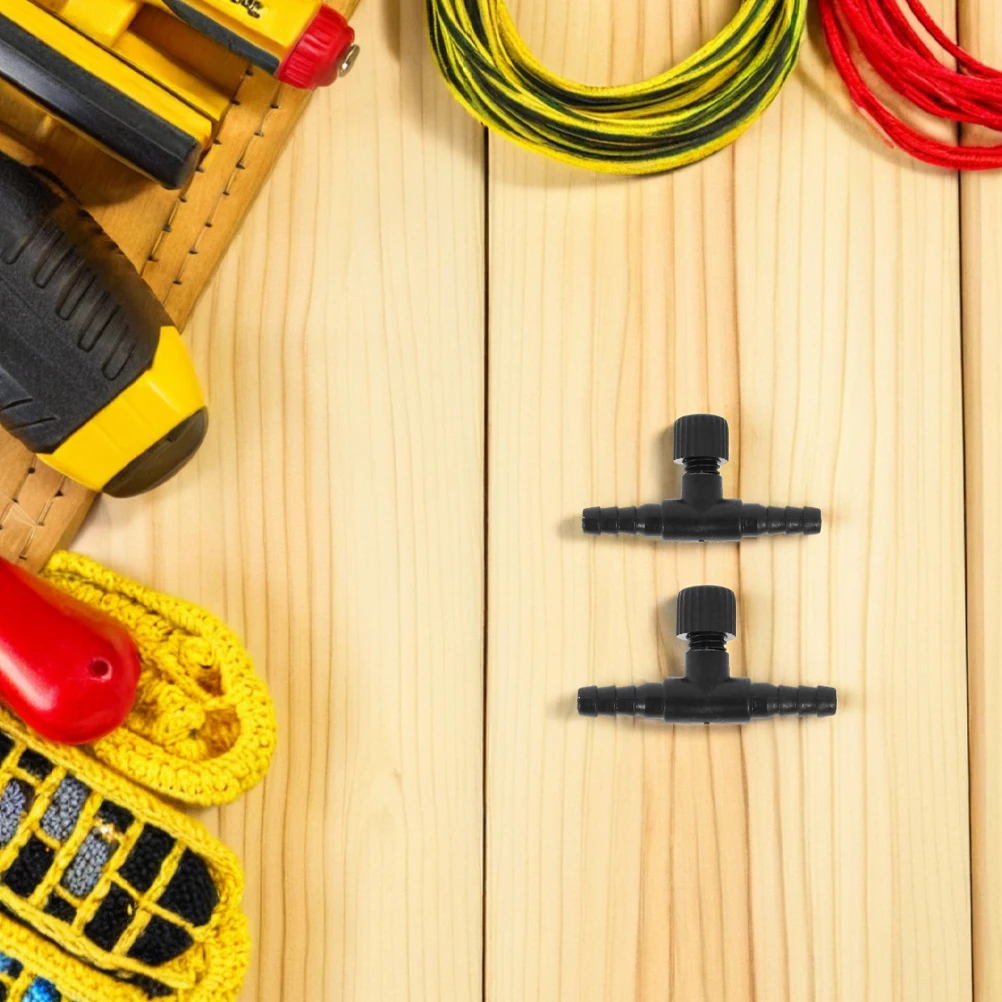 

10Pcs T Shape Aquarium Airflow Control Valves Adjustable Regulator Compatible with 5mm Fish Tank Air Pump Tubes