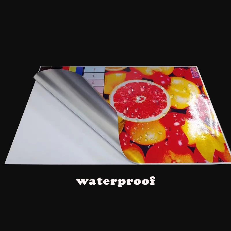 20sheets A4 Matte Silver Adhesive Paper Waterproof Tear Resistant Strong Adhesive Inkjet Laser Printing Capability Sticker