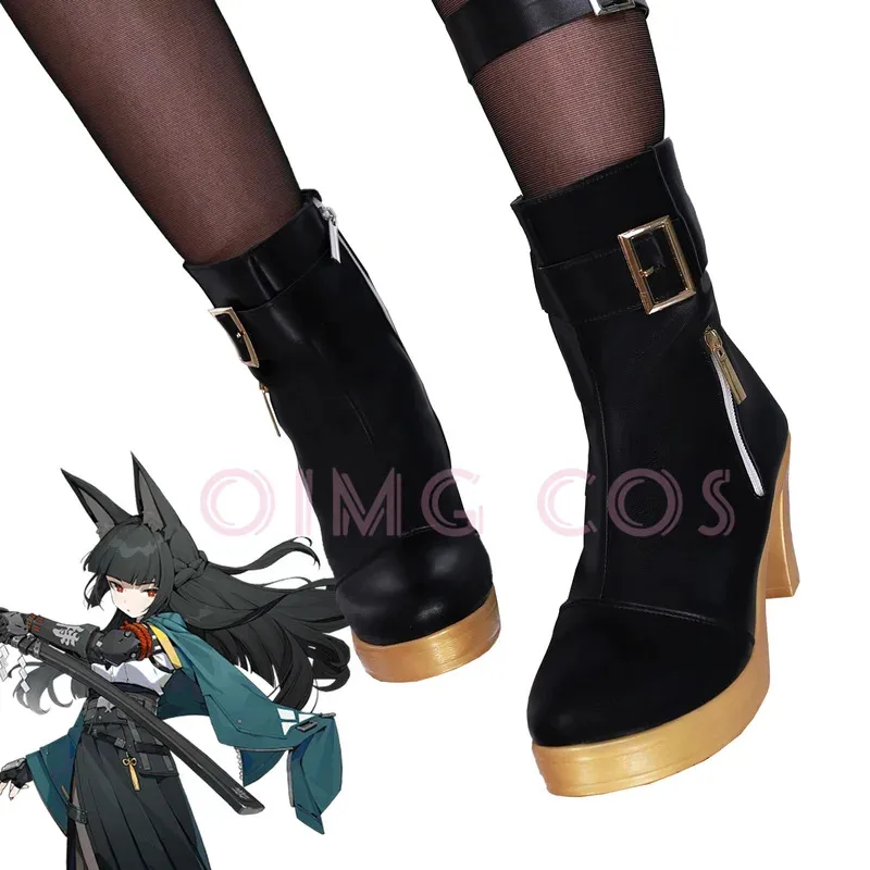 

Zenless Zone Zero Hoshimi Miyabi Cosplay Shoes Anime Chinese Style Halloween Role playing props for men Game