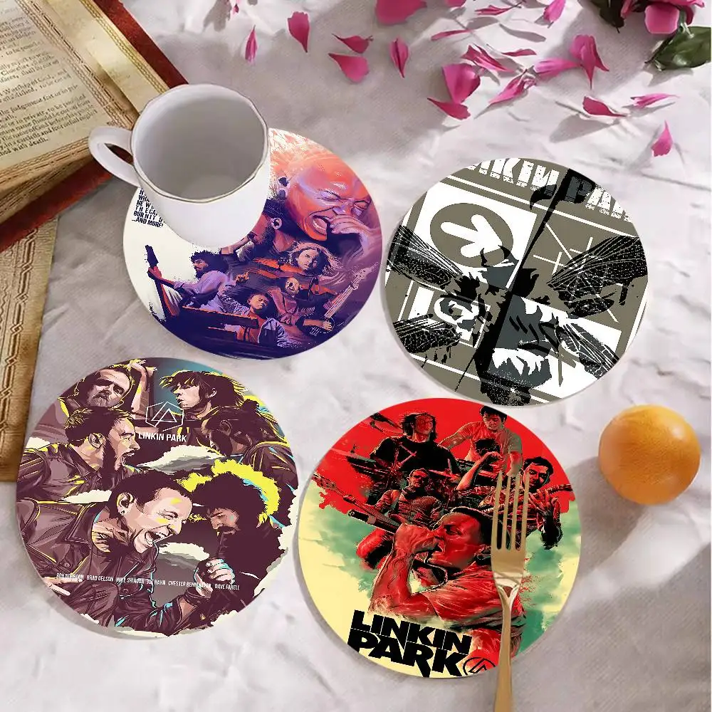 Band L-Linkin Cool P-Park Coaster Wooden Drink Tray Suitable For Restaurants And Coffee Shops Easy To Wash And Clean