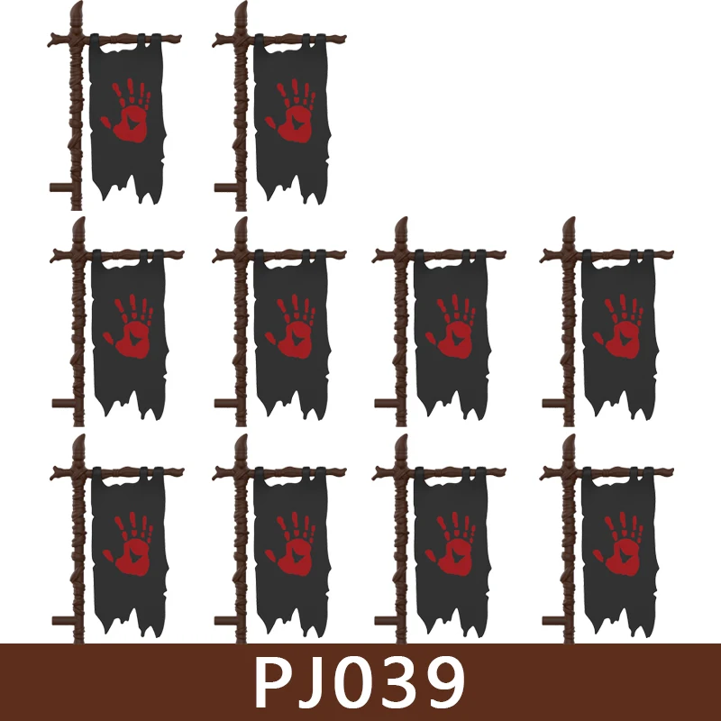 Mittelalterliche Burg Soldat Figuren Bausteine Ritter Ork Krieger Drache Wolf Tiere Kampf Flaggen Zubehör Ziegel Spielzeug Jungen