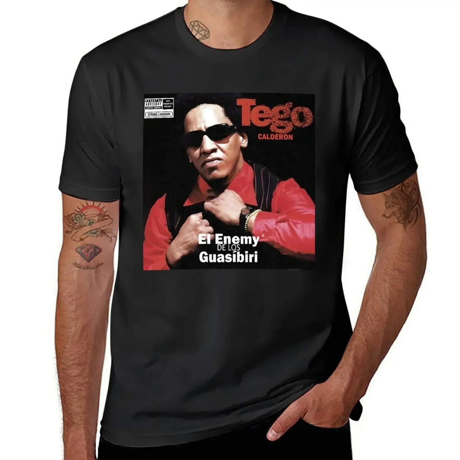 Bad-Bunny Tego Calderon El Enemy De Los Guasibiri T-Shirt vintage clothes for a boy man t shirt mens t shirts