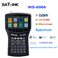 Satlink WS-6966 Satellite Finder Meter DVB-S/S2/S2X, MPEG-4 H.264 / H.265(10 Bit) Spectrum Satellite Singnal Finder