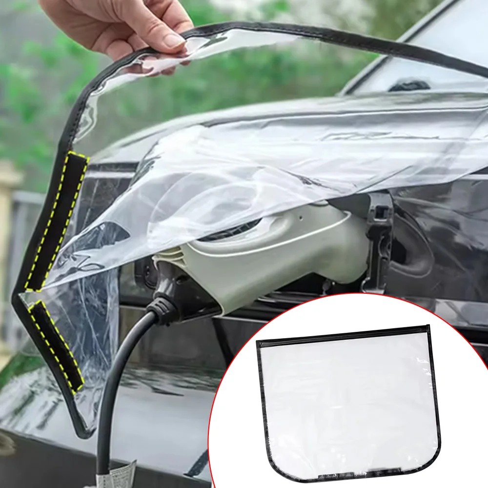 

1 Pc Electric Vehicle Charging Port Rain Cover For BYD Tesla Tram Outdoor Universal New Car Charging Rain Cover