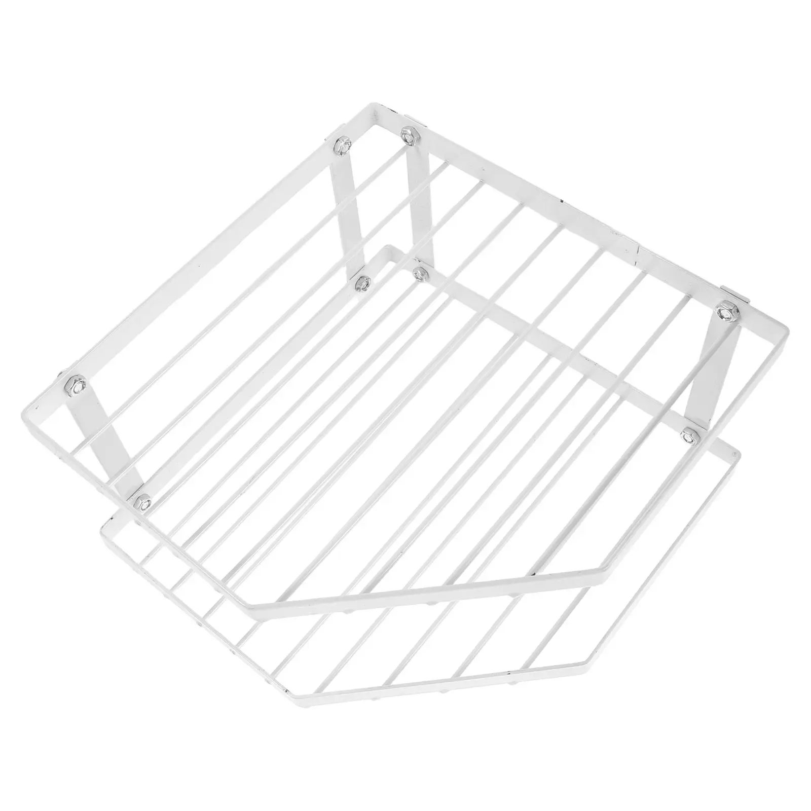 

Corner Kitchen Counter Organizer Shelf 2-Tier Metal Pot Rack Space-Saving Multi-Layer Kitchen Storage Spice Holder