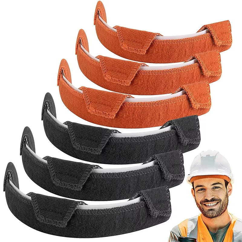 2pcs Helmet Sweatbands Hard Hat Welding Sweat Band Cushion Sweatband Helmet Comforter Pad For Summer Headband Sweatband