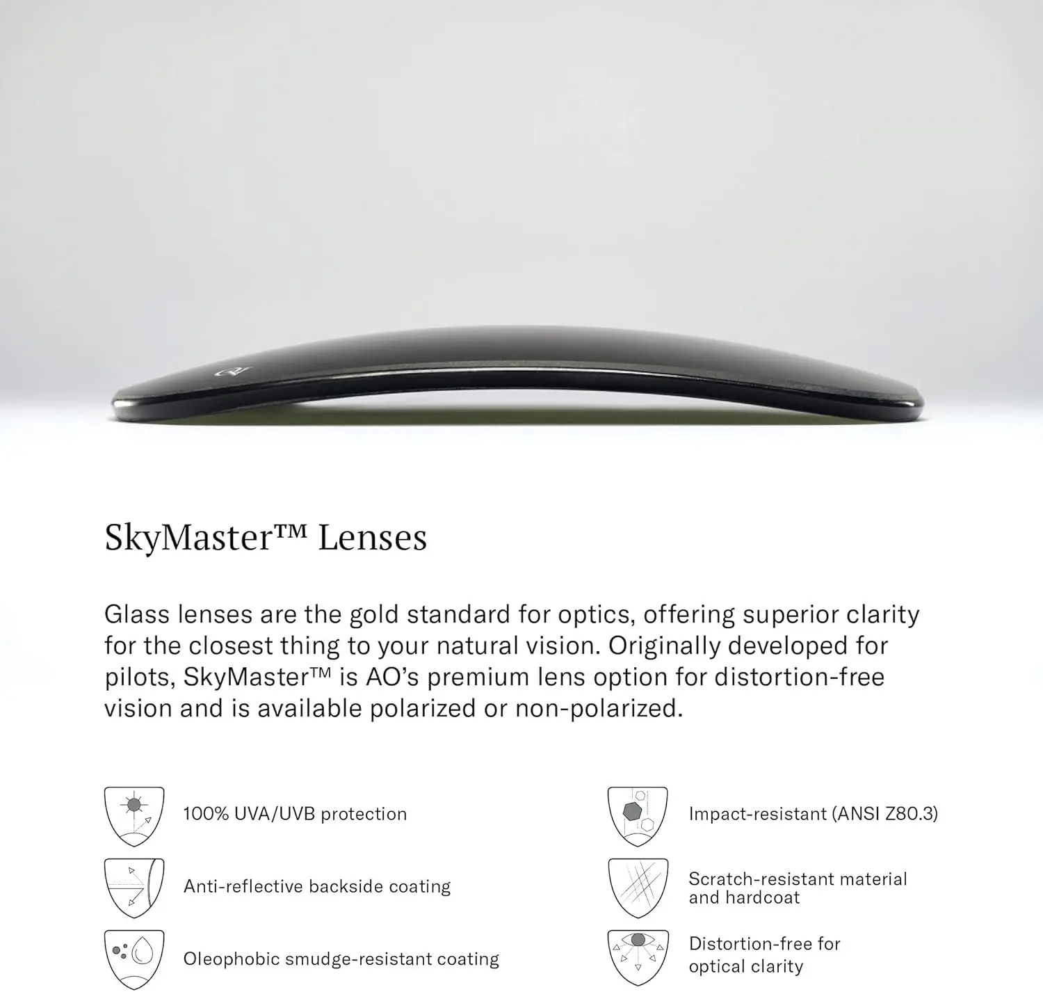 Imagem -06 - Lentes de Vidro Skymaster Originais Óculos de Sol Pilot