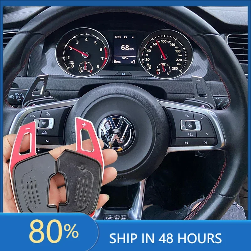 

Эмблемы на руль автомобиля, наклейка на рычаг переключения передач для VW Golf 7 7,5 GTI MK7 GTE GTD RLINE Volkswagen Polo Scirocco J