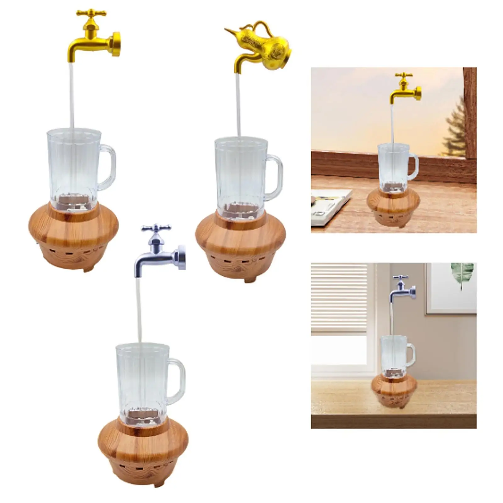 Tabletop Waterflow Decoration Feng Shui Water Fountain for Stage Performance - view 4