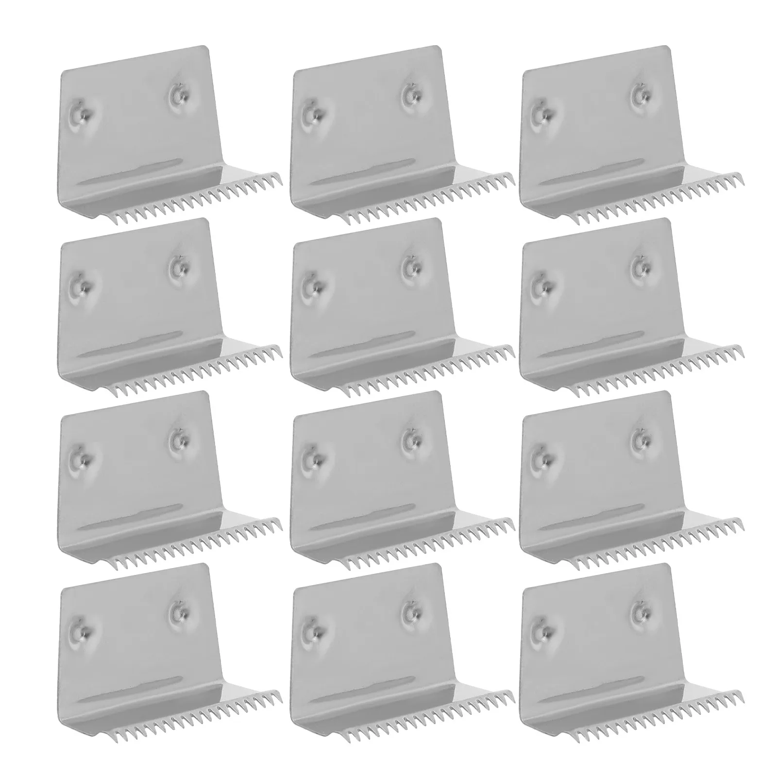 

12 Pcs Tape Cutting Machine Blade Metallic Replacement Blades for Dispenser Silver