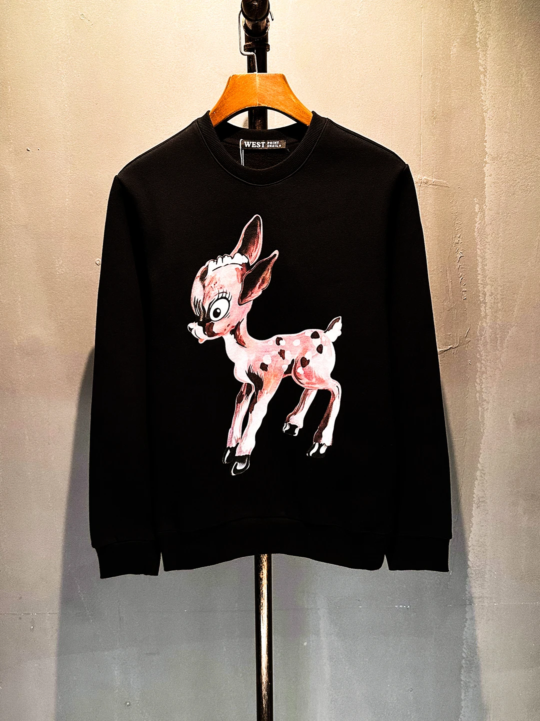 

Модный мужской свитшот в уличном стиле с круглым вырезом, цифровым принтом (олень, цветы), парный, из хлопка, с длинными рукавами, теплый, для повседневной носки