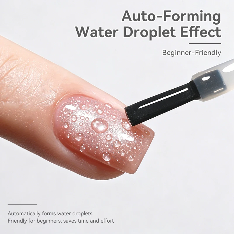 BORN PRETTY 1/2 Stück Wassertropfen Top Coat Gel Nagellack Ohne Abwischen Super Top Coat Semi-Permanent UV LED Gel Maniküre Nägel – Detail 3