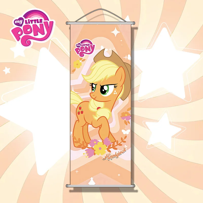 New My Little Pony Hanging Painting Cartoon Pinkie Pie Long Poster Room Decoration Anime Merchandise Decoration Reel